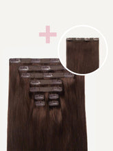 Load image into Gallery viewer, 16" Classic Chocolate Brown Volume Bundle Clip-Ins - 16" (180g)