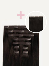 Load image into Gallery viewer, 16" Classic Mocha Brown Volume Bundle Clip-Ins - 16" (180g)