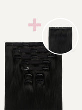 Load image into Gallery viewer, 16" Classic Off Black Volume Bundle Clip-Ins - 16" (180g)