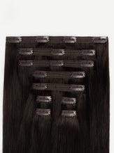 Load image into Gallery viewer, 20" Classic Mocha Brown Clip-Ins (120g) - 20" (120g)