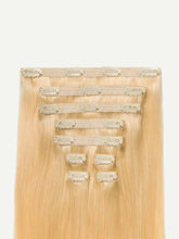 Load image into Gallery viewer, 20" Classic Bleach Blonde Clip-Ins (120g) - 20" (120g)