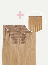 Load image into Gallery viewer, 16" Seamless Blonde Balayage Volume Bundle Clip-Ins - 16" (180g)