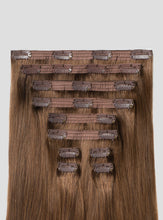 Load image into Gallery viewer, 20" Classic Chestnut Brown Clip-Ins - 20" (160g)