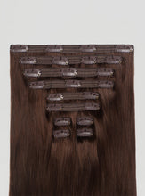 Load image into Gallery viewer, 20" Classic Chocolate Brown Clip-Ins - 20" (160g)