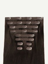 Load image into Gallery viewer, 20" Classic Dark Brown Clip-Ins - 20" (220g)