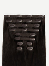 Load image into Gallery viewer, 20" Classic Mocha Brown Clip-Ins - 20" (220g)