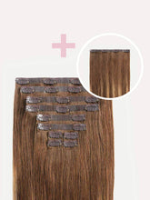 Load image into Gallery viewer, 20" Seamless Chestnut Brown Balayage Volume Bundle Clip-Ins - 20" (225g)