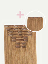 Load image into Gallery viewer, 20" Seamless Strawberry Blonde Volume Bundle Clip-Ins (225g) - 20" (225g)