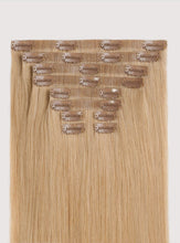 Load image into Gallery viewer, 20" Seamless Dirty Blonde Volume Bundle Clip-Ins - 20" (225g)