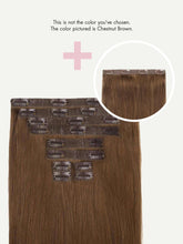 Load image into Gallery viewer, 20" Seamless Platinum Blonde Volume Bundle Clip-Ins - 20" (225g)