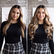 Load image into Gallery viewer, 20" Classic Chestnut Brown Highlights Clip-Ins - 20" (160g)