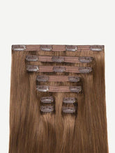 Load image into Gallery viewer, 16" Classic Chestnut Brown Clip-Ins - 16" (140g)