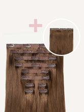 Load image into Gallery viewer, 20" Classic Chestnut Brown Volume Bundle Clip-Ins - 20" (265g)