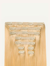 Load image into Gallery viewer, 16" Classic Bleach Blonde Volume Bundle Clip-Ins (180g) - 16" (180g)