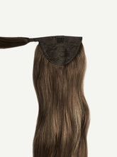 Load image into Gallery viewer, 20" Ash Brown Balayage Ponytail - 20" (120g)