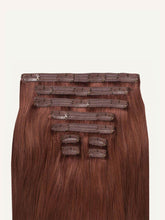 Load image into Gallery viewer, 16" Classic Auburn Red Volume Bundle Clip-Ins (180g) - 16" (180g)