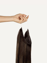 Load image into Gallery viewer, 20" Dark Ash Brown Balayage Halo Volume Bundle - 20" (225g)