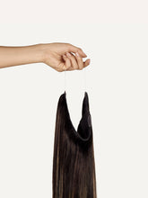 Load image into Gallery viewer, 20" Dark Brown Balayage Halo - 20" (180g)