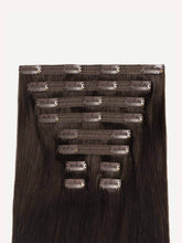 Load image into Gallery viewer, 24" Classic Dark Brown Clip-Ins - 24" (240g)