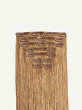 Load image into Gallery viewer, 16" Seamless Strawberry Blonde Clip-Ins (140g) - 16" (140g)