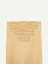 Load image into Gallery viewer, 16" Seamless Bleach Blonde Clip-Ins (140g) - 16" (140g)