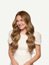 Load image into Gallery viewer, 20" Seamless Chestnut Brown Highlights Clip-Ins - 20" (180g)
