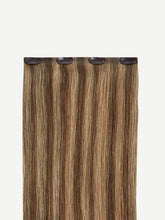 Load image into Gallery viewer, 16" Seamless Chestnut Brown Highlights Volumizer Weft- 16" (40g)
