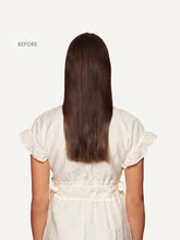 Load image into Gallery viewer, 16" Chocolate Brown Balayage Halo® Volume Bundle - 16" (180g)