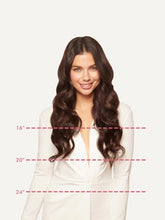 Load image into Gallery viewer, 24" Classic Chocolate Brown Clip-Ins - 24" (240g)