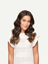 Load image into Gallery viewer, 16" Seamless Dark Brown Balayage Volume Bundle - 16" (180g)