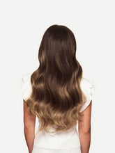Load image into Gallery viewer, 20" Seamless Dark Brown Balayage Clip-Ins - 20" (180g)