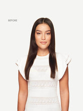 Load image into Gallery viewer, 20" Dark Brown Balayage Halo - 20" (180g)