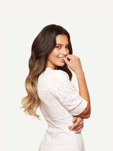 Load image into Gallery viewer, 20" Seamless Ombre Blonde Clip-Ins - 20" (180g)