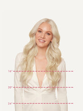 Load image into Gallery viewer, 24" Classic Platinum Blonde Clip-Ins - 24" (240g)