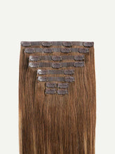 Load image into Gallery viewer, 20" Seamless Chestnut Brown Balayage Volume Bundle Clip-Ins - 20" (225g)