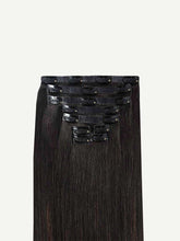 Load image into Gallery viewer, 16" Seamless Off Black Balayage Volume Bundle Clip-Ins - 16" (180g)