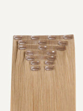 Load image into Gallery viewer, 16" Seamless Blonde Balayage Volume Bundle Clip-Ins - 16" (180g)