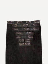 Load image into Gallery viewer, 16" Seamless Mocha Brown Clip-Ins - 16" (140g)