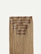 Load image into Gallery viewer, 16" Seamless Natural Blonde Clip-Ins - 16" (140g)