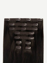 Load image into Gallery viewer, 16" Classic Mocha Brown Volume Bundle Clip-Ins - 16" (180g)