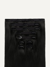 Load image into Gallery viewer, 16" Classic Off Black Volume Bundle Clip-Ins - 16" (180g)