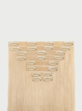 Load image into Gallery viewer, 20" Seamless Ash Blonde Clip-Ins - 20" (180g)
