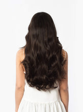 Load image into Gallery viewer, 20" Seamless Dark Brown Volume Bundle Clip-Ins - 20" (225g)