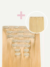 Load image into Gallery viewer, 16" Classic Bleach Blonde Volume Bundle Clip-Ins (180g) - 16" (180g)
