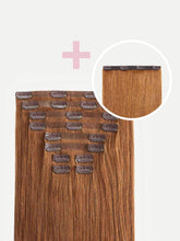 Load image into Gallery viewer, 20" Seamless Natural Red Volume Bundle Clip-Ins - 20" (225g)
