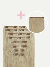 Load image into Gallery viewer, 20" Seamless Sandy Blonde Volume Bundle Clip-Ins - 20" (225g)
