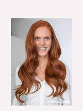 Load image into Gallery viewer, 20" Seamless Natural Red Clip-Ins - 20" (180g)
