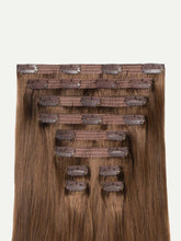 Load image into Gallery viewer, 20" Classic Chestnut Brown Clip-Ins - 20" (220g)
