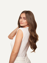 Load image into Gallery viewer, 20" Classic Chestnut Brown Volume Bundle Clip-Ins - 20" (265g)
