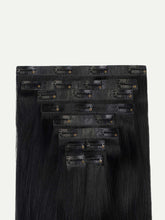Load image into Gallery viewer, 20" Seamless Jet Black Clip-Ins - 20" (180g)
